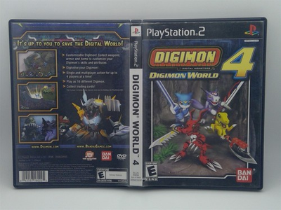 #ad #ad Digimon World 4 PlayStation 2 2005 Clean Tested Working Free Ship $40.54