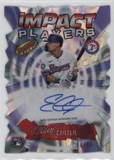 2024 Bowman's Best Impact Players Lava Refractor 44/50 Evan Carter Auto v9t