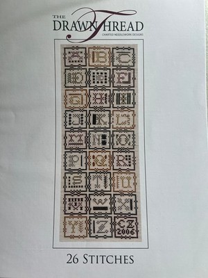 The Drawn Thread- 26 Stitches chart