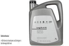 5 L VW Motoröl 0W-20 LongLife IV FE 508.00 509.00 VW Audi Seat Skoda Cupra