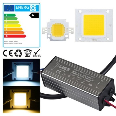 10W 20W 30W 50W 70W 100W LED COB Chip Driver Netzteil Treiber Trafo 12V 36V