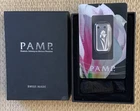 Pamp Swiss IRIS 1/5 oz .999 Silver Bar Pendant Necklace Charm with Box