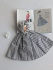 Vintage Barbie #912 Cotton Casual Dress and Shoes + Original Catalog 1960s