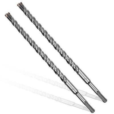 5/8x12 SDS-Plus Rotary Hammer Drill Bit, Carbide Tip 4-Cutter for Brick,Stone...