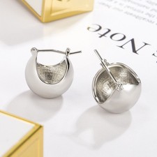 Vintage Hollow Ball Stud Earrings Minimalist Luxury Chic Women's Jewelry