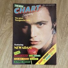 The New Chart Songwords Magazine No 40, featuring Adam Ant & Duan Duran & Toyah