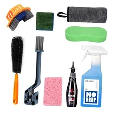 Pro: Conquer Grime! Motorcycle Chain Clean & Lube Kit - 350ml Powerful 