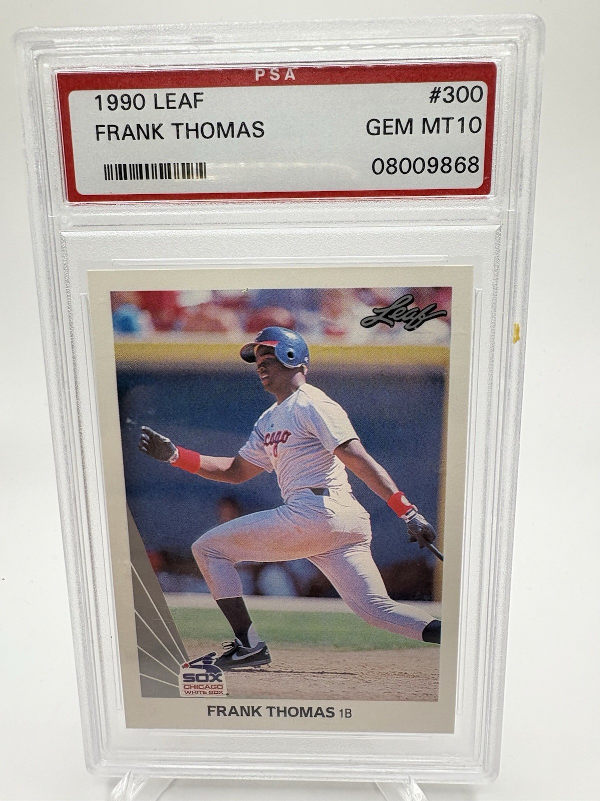 1990 Leaf #300 Frank Thomas RC Rookie PSA 10 GEM MINT