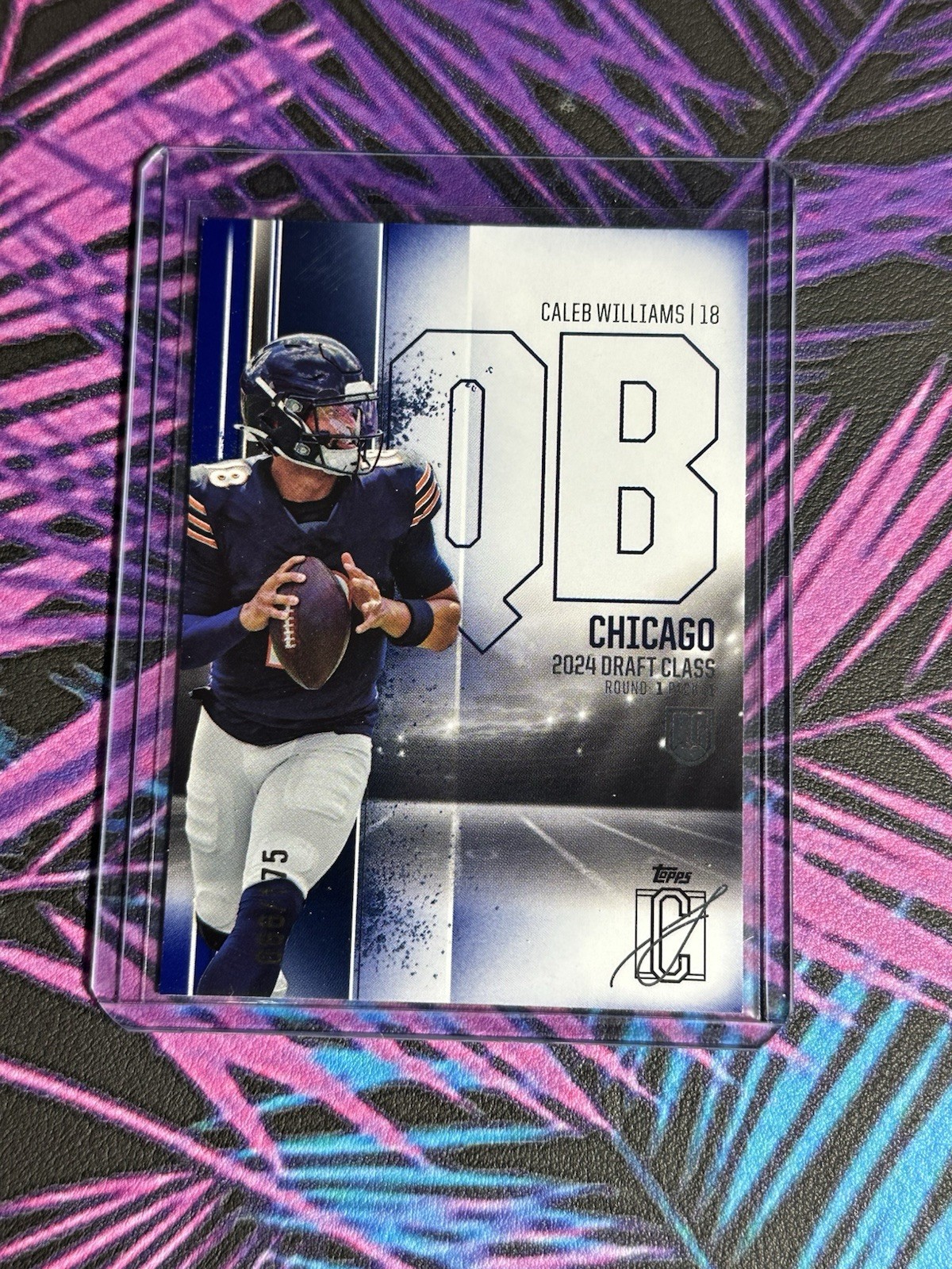 2024 Topps Signature Class Rookies Caleb Williams #84 Indigo /175 (RC)