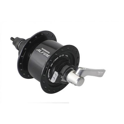 Vorderradnabe Nabendynamo Shimano Alfine DH-S501 schwarz 32 Loch CenterLock Disc