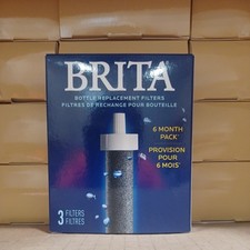 Brita Water Bottle Replacement Water Filter - 3 Count NEW 3 pack. 40 gallons
