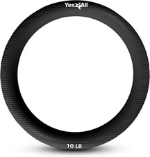 Yes4All Power Ring 10lbs, Weight Ring, Weighted Circle, Kettlebell for Yoga E...