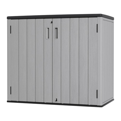 Large Outdoor Storage Box,Resin Sheds&Outdoor Storage Waterproof/Lockable,Out...