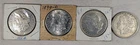 LOT OF 2 1921 P 2 1899 O MORGAN SILVER DOLLARS #86