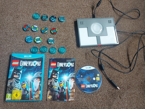 Lego Dimensions Wii U Starter Pack 71174 Tags/Portal/Spiel & 7 Extra Tags