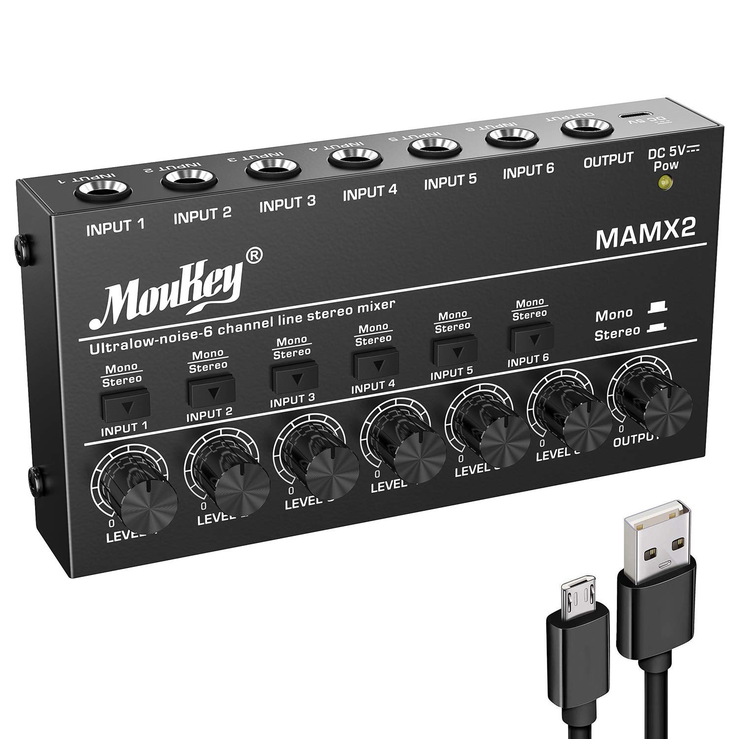 Console audio compacte 6 canaux pour résoudre vos mixages complexes