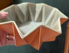VINTAGE RED WING POTTERY PRISMATIQUE Belle Kogan PLANTER ORANGE 790