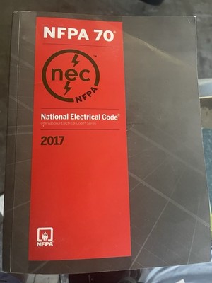 NFPA 70 National Electrical Code 2017 Edition Paperback FREE SHIPPING