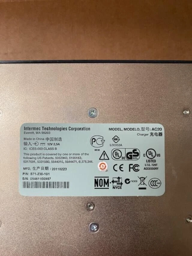 Intermec/Honeywell AC20 Quad Battery Charger - 871-230-101 - Image 2 of 4