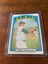 1972 Topps - Mike Cuellar #70 - FREE SHIPPING