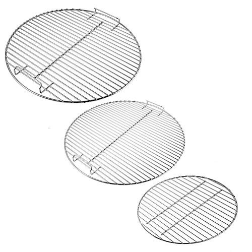 Heavy Duty Plated Steel Cooking Grate Set for Weber 18in 743