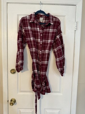 burgundy tartan dress Tartan Riot Dress [BURGUNDY]
