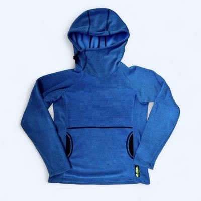 Women s Melanzana Melly Micro Grid V1 Fleece Hoodie Blue XS Backpacking Hiking