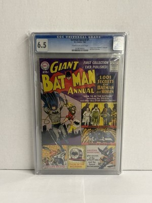 Batman Annual 1 CGC 6.5 1961 DC Comics Silver Age Key First Batman Giant Annual