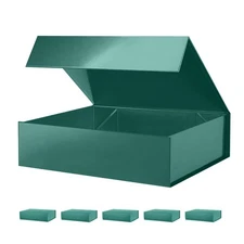 6 Large Gift Boxes 13.5x10x3.5 Inches, Sturdy Shirt Boxes with Magnetic Lids ...