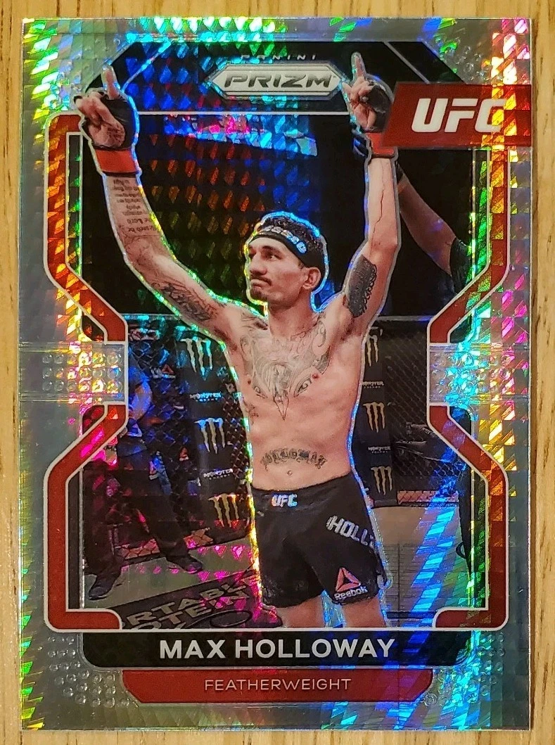 Max Holloway 2022 Panini Prizm UFC - #188 Hyper Prizm!