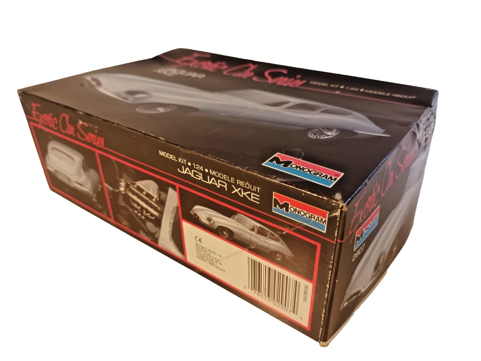 JAGUAR E TYPE - Model kit MONOGRAM 1/24 - N° 2907 - Made in USA 1989 - Immagine 2 di 4