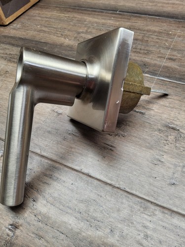 Schlage F51A-BRW-619-COL Broadway Single Cylinder Keyed Entry - Satin Nickel - Bild 4 von 7