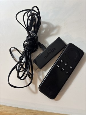 Amazon Fire Stick Gen 1 Parts Remote Plug Black As Is Works