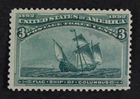 CKStamps: US Stamps Collection Scott#232 3c Columbian Mint NH OG