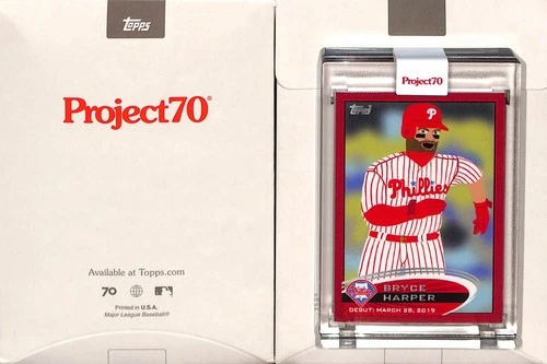2021 TOPPS PROJECT 70 #461 BRYCE HARPER - PHILADELPHIA PHILLIES - KEITH SHORE