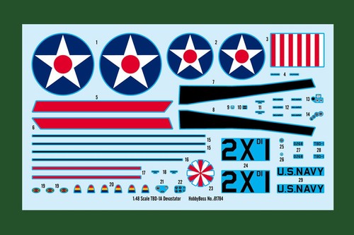 Hobby Boss 81784 TBD-1A Devastator 1/48 Model Kit - US - Bild 2 von 3