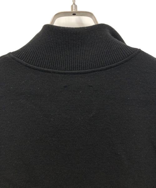 トップス vintage asymmetry high neck zip knit Twist Pattern Two Way Zipper Knit Cardigan CD20 - Korean