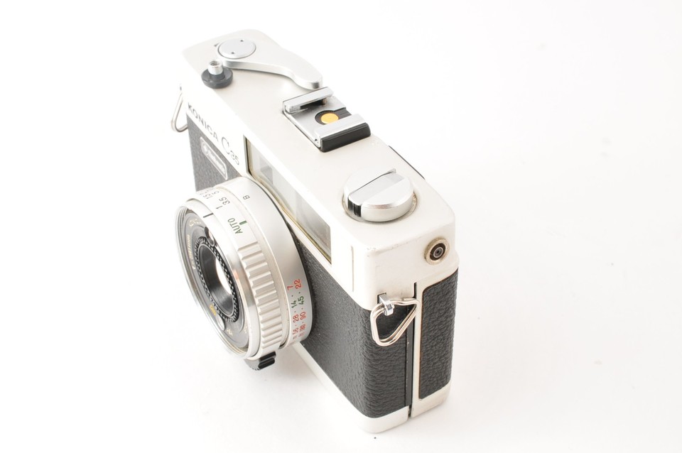 Meter Work[Near MINT] KONICA C35 Silver 38mm f2.8 35mm Film Camera From ...