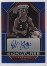 2023 Panini Prizm WNBA Signatures Blue 7/49 Jackie Young #SG-JYG Auto 1o52