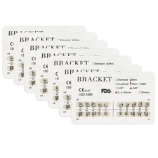 10Pcs Dental Ortho Brackets Mini MBT/Roth 022 Hooks 3 4 5