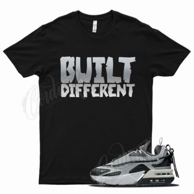 Black BUILT T Shirt for N Air Max NRG Furyosa Metallic Silver
