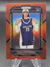 STEPHANIE SOARES RC 2023 PANINI PRIZM WNBA #136 RED /199 SP ROOKIE WINGS