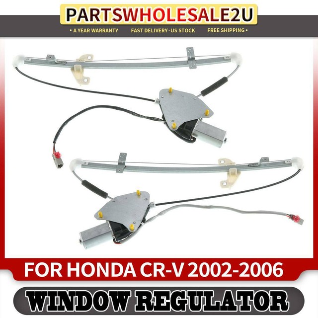 Rear Left & Right Window Regulators With Motor for Honda CRV CRV 2002