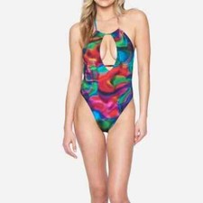 HURLEY NEBULA CHEEKY ONE PIECE NWT Size S