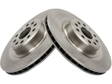 Rear TRQ 2 Piece Brake Rotor Set Brake Rotor Set fits Tesla X 2016-2022 19SVJK