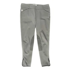 THE TAILORED SPORTSMAN ENGLISH HORSE RIDING HABIT GREY PEWTER PANTS, SIZE 30