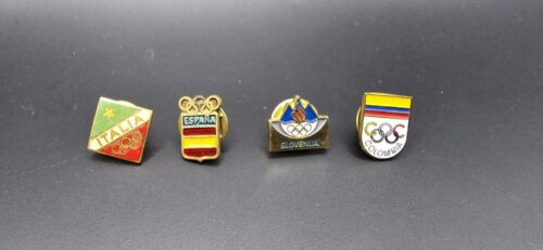 NOC Pin Badge Olympic Committee Spain , Slovakia , Colombia  , Italy - Bild 1 von 6