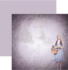 Wizard of Oz, Dorothy, scrapbook paper, DS, Paper House WIZ2192