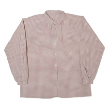 Womens Shirt Red Check Long Sleeve M