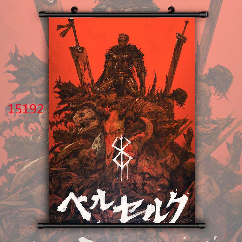 Berserk Guts Griffith HD Canva Wall Poster Scroll Room Decor | eBay